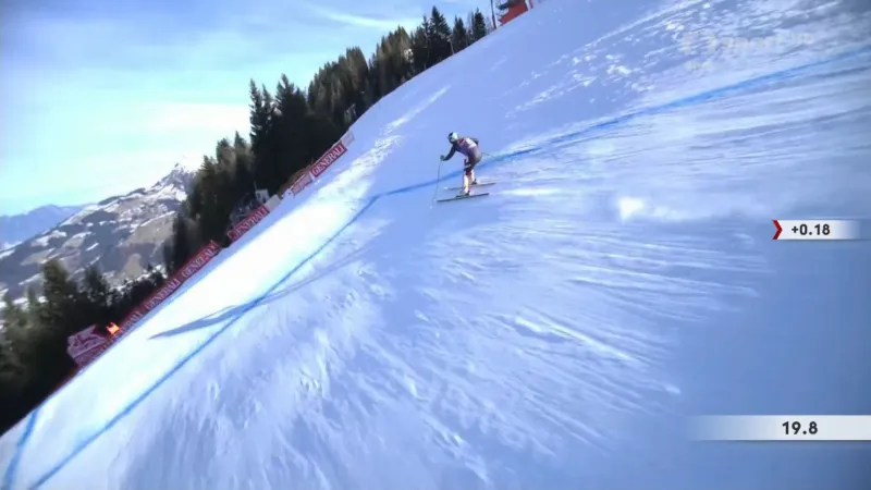 Vítězná jízda Jamese Crawforda ve sjezdu v Kitzbühelu