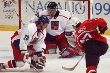 Dominik Hašek v Naganu