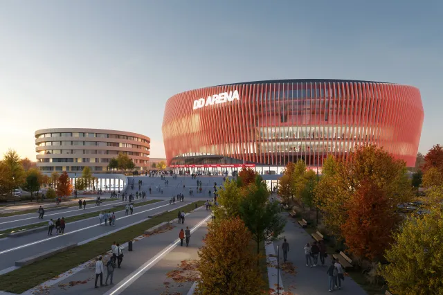 Stavba nové arény v Pardubicích by mohla začít už v létě, plánovaná kapacita zůstala