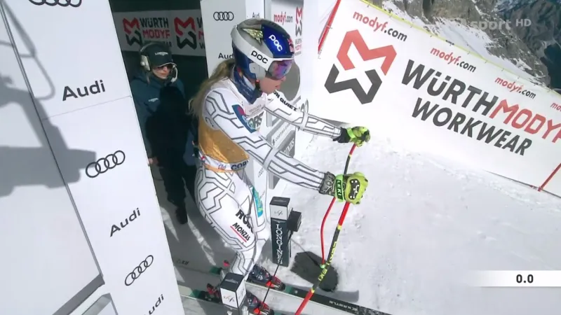 Jízda Ester Ledecké v Cortině d'Ampezzo