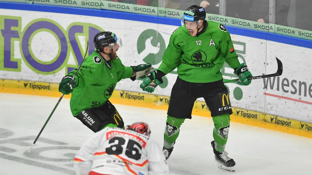 Mladoboleslavský Tomáš Fořt slaví gól proti Hradci Králové