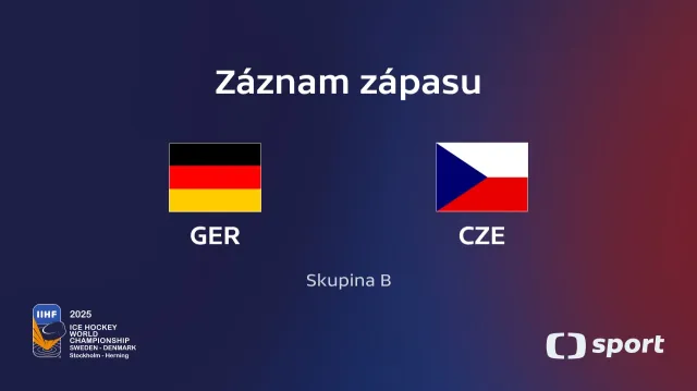 Záznam utkání Německo – Česko