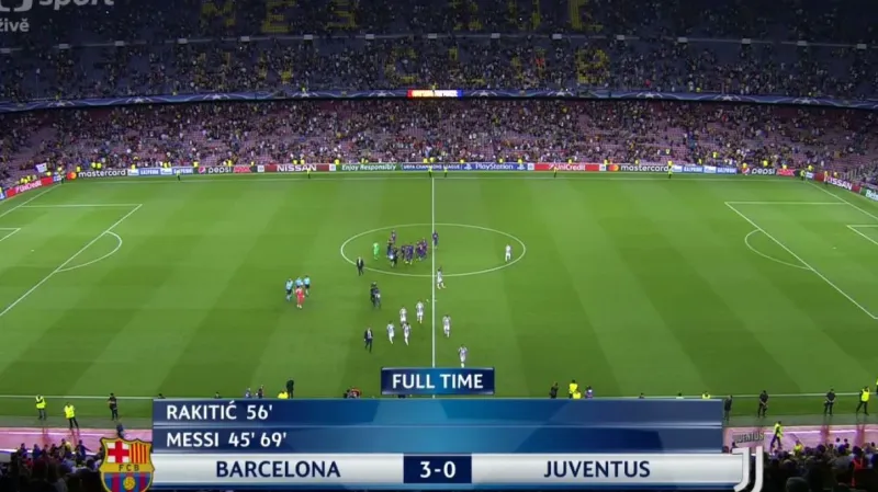 Sestřih utkání FC Barcelona - Juventus