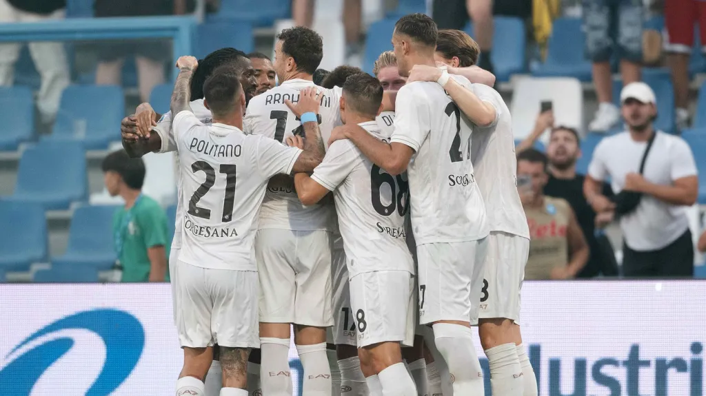 Radost hráčů Neapole