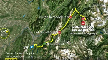 Představení 18. etapy Tour de France
