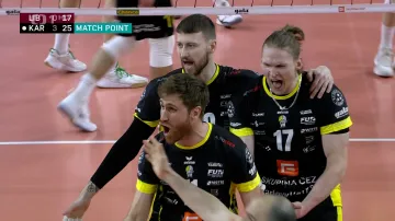 Sestřih utkání volejbalistů Dukla Liberec – VK Karlovarsko