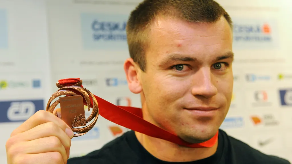 Lukáš Melich s bronzovou medailí z MS