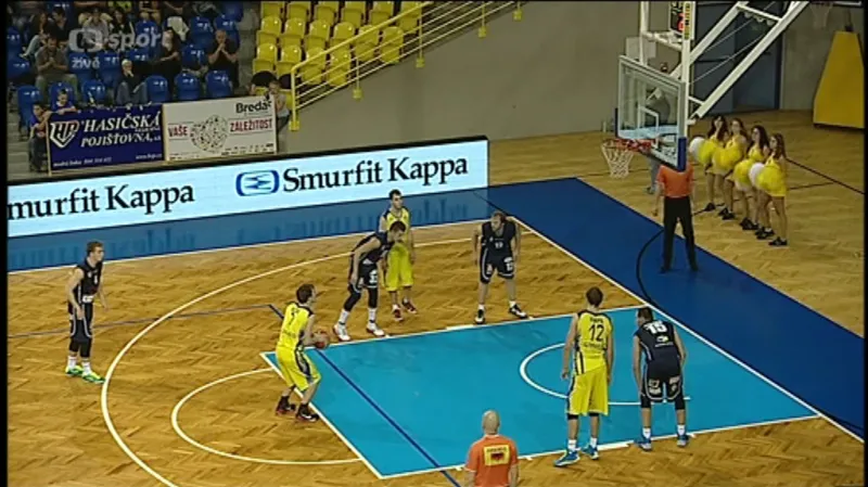 Sestřih basketbalového utkání Opava - Děčín