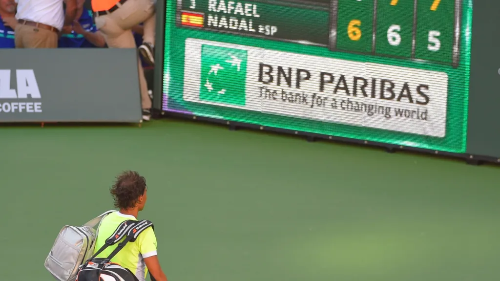 Rafael Nadal končí v Indian Wells