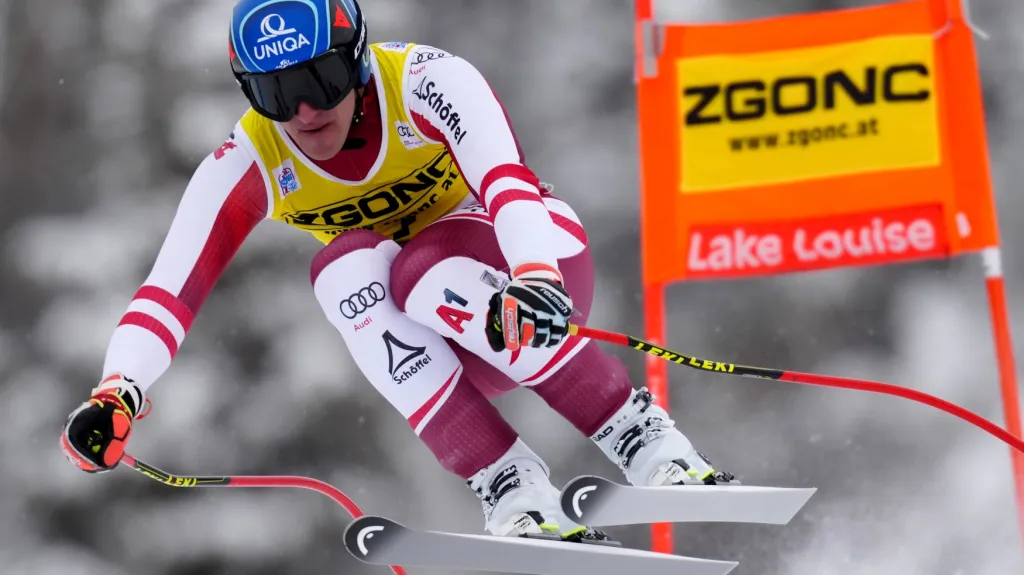 Matthias Mayer na SP v Lake Louise