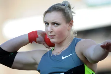 Jevgenija Kolodková na Diamantové lize ve Stockholmu v srpnu 2012