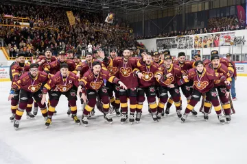 Radost hokejistů Dukly Jihlava