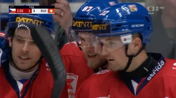 Gól v utkání Česko – Švýcarsko: Kovařčík M. – 2:3 (33. min.)