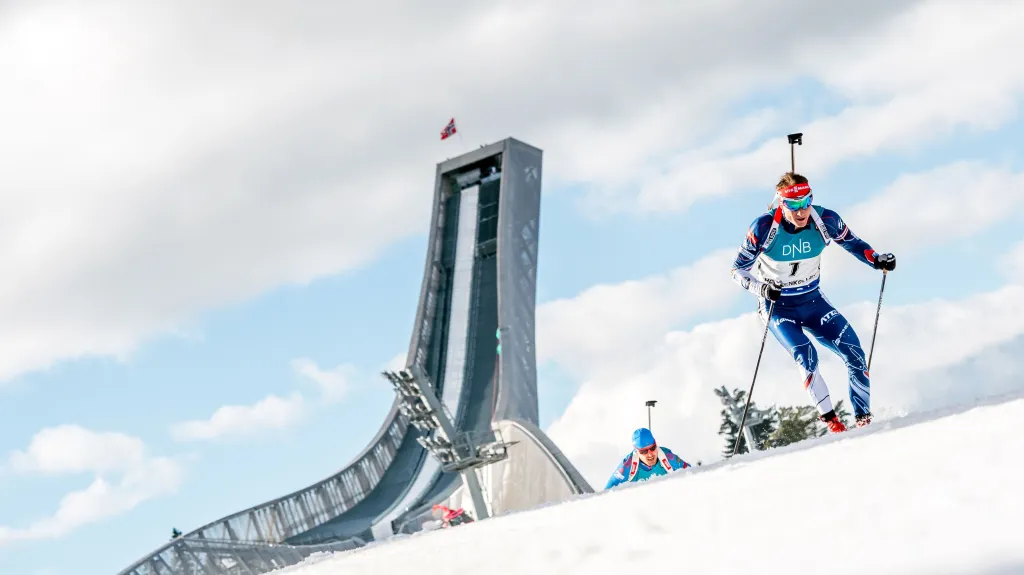 Ondřej Moravec během závodu SP v Oslu