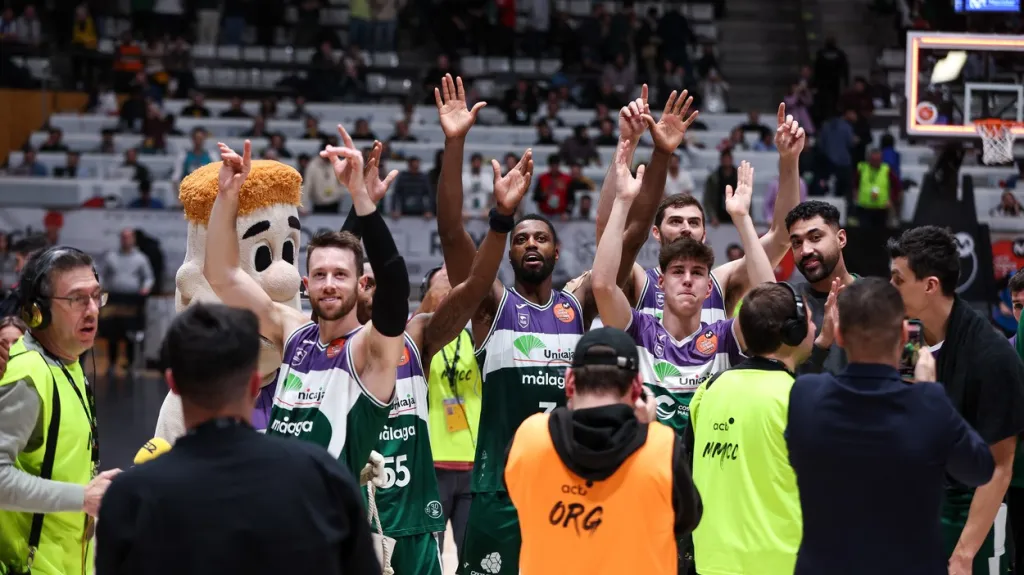Radost basketbalistů Málagy