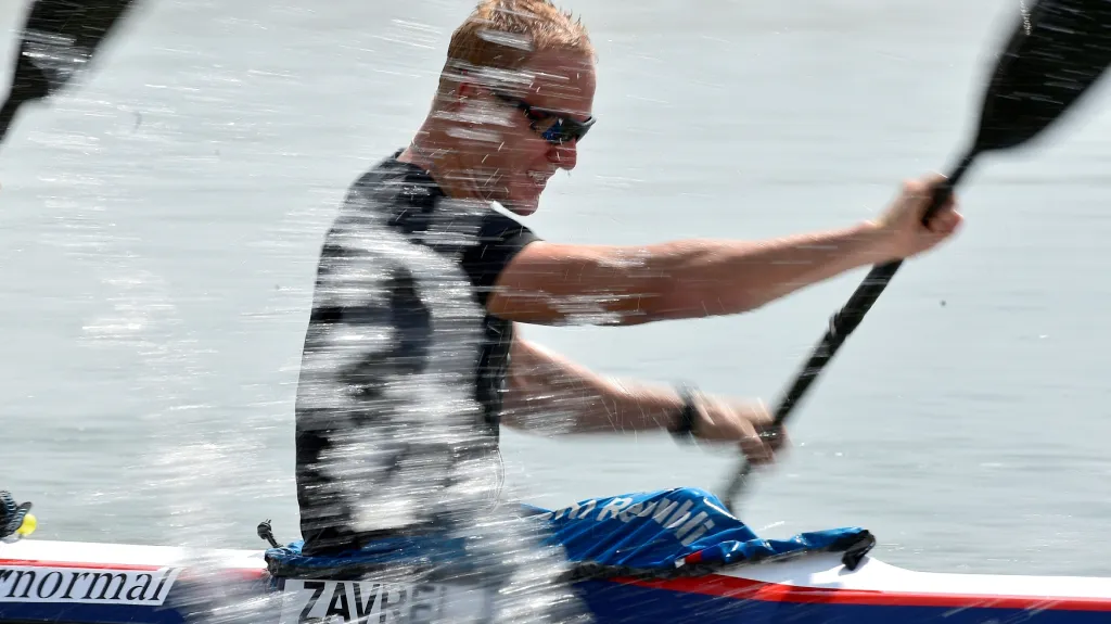 Kajakář Jakub Zavřel