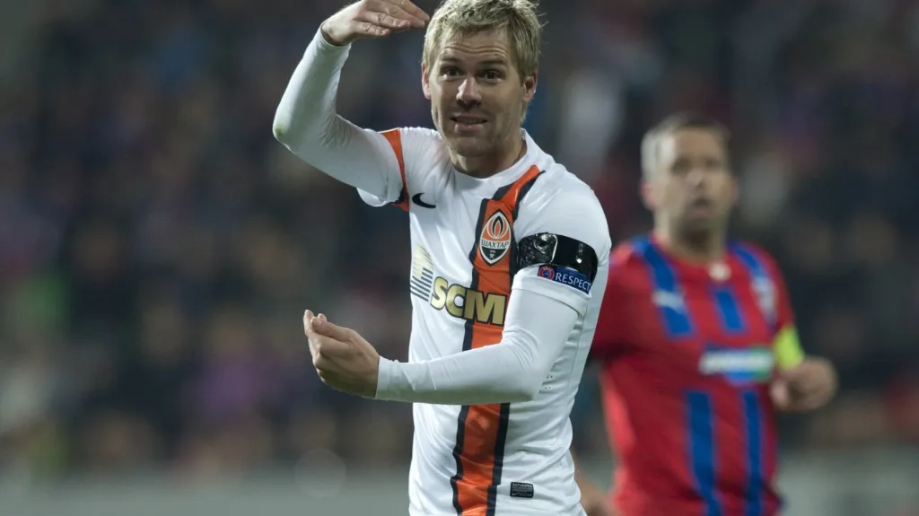 Tomáš Hübschman v dresu Šachtaru