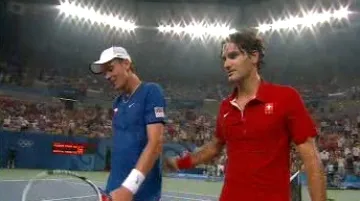 Berdych s Federerem
