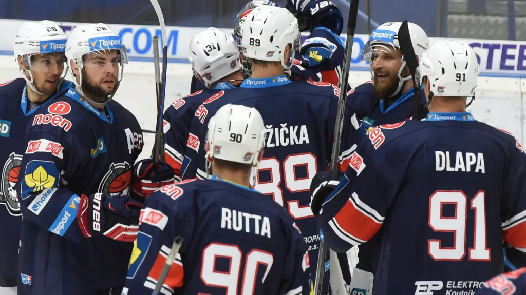 Radost hokejistů Chomutova