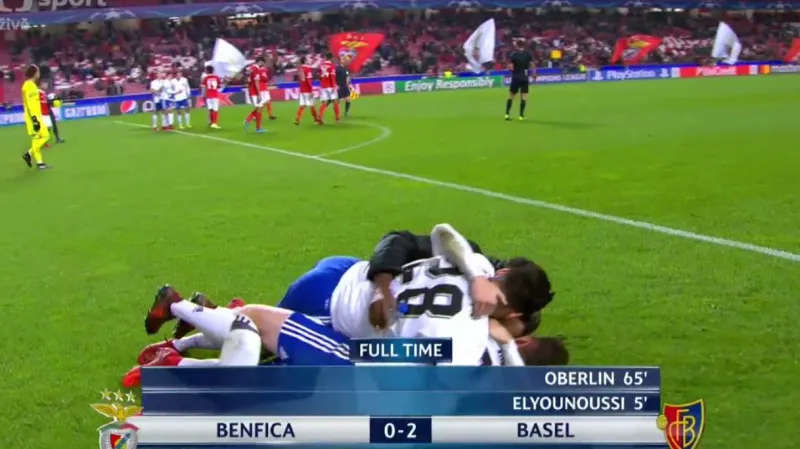 Sestřih utkání Benfica - Basilej
