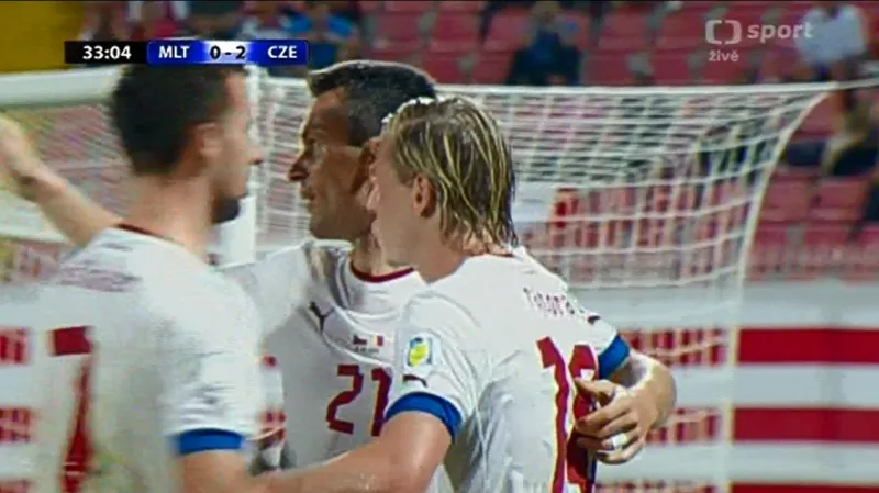 Sestřih a ohlasy z utkání Malta - Česko