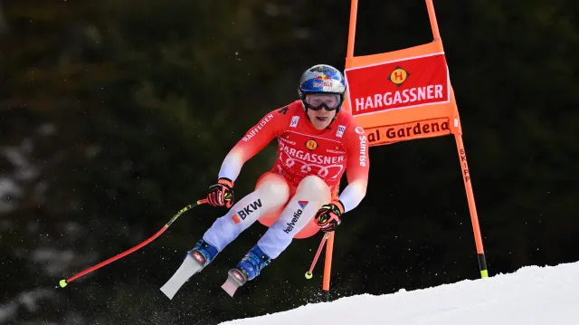 Vítězný sjezd Odermatta ve Val Gardeně