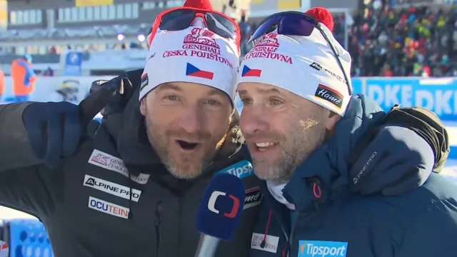 České ohlasy po štafetě biatlonistů v Oberhofu