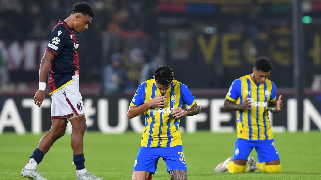 Utkání mezi Boloňou a Šachtarem Doněck