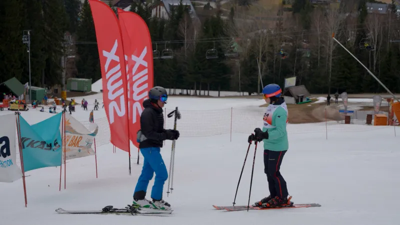 Edlingerová s Bubeníčkovou si zkusily obří slalom