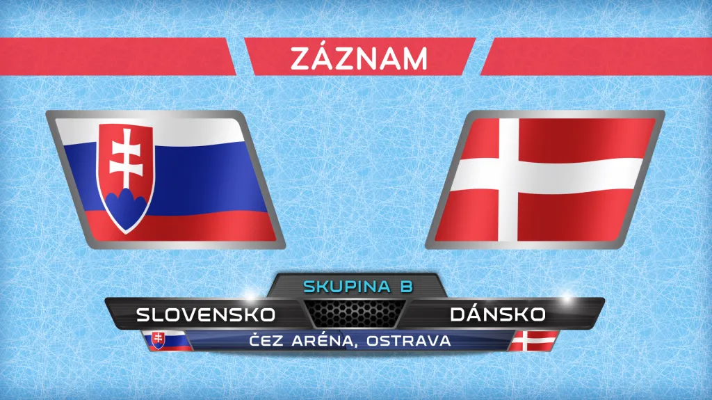 Záznam utkání Slovensko - Dánsko