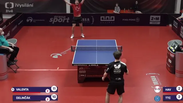 závěr zápasu Havířov - TTC Ostrava a ohlasy