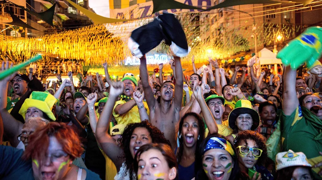 Ulice Ria de Janeira během slavnostního zahájení