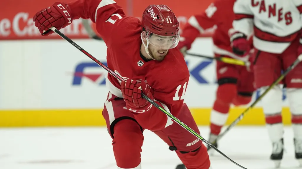 Filip Zadina v dresu Detroitu