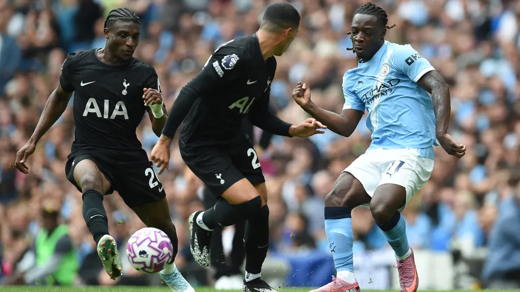 Utkání Manchesteru City s Tottenhamem