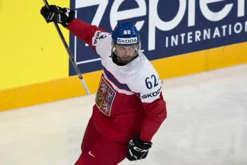 Michal Řepík se raduje ze vstřelené branky