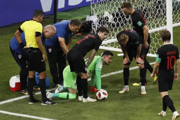 Subašič musel být ošetřován během zápasu s Ruskem