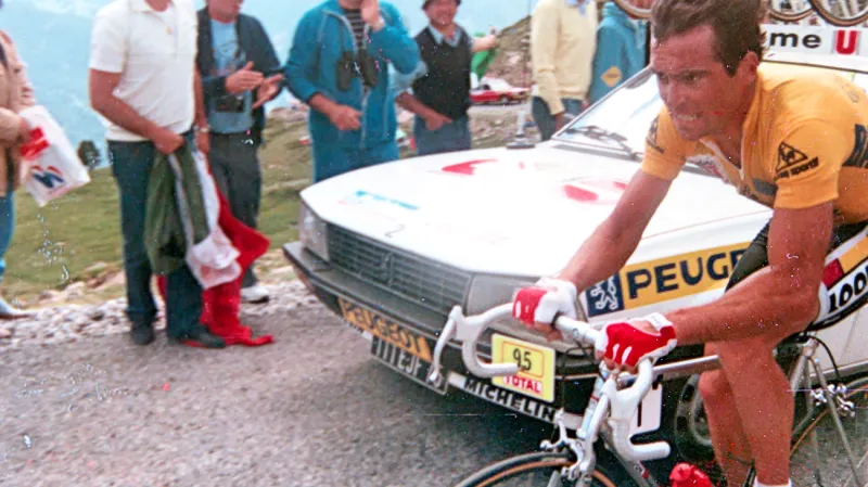Bernard Hinault během své poslední Tour de France