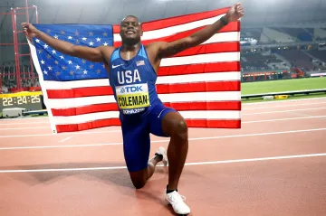 Slavící Christian Coleman