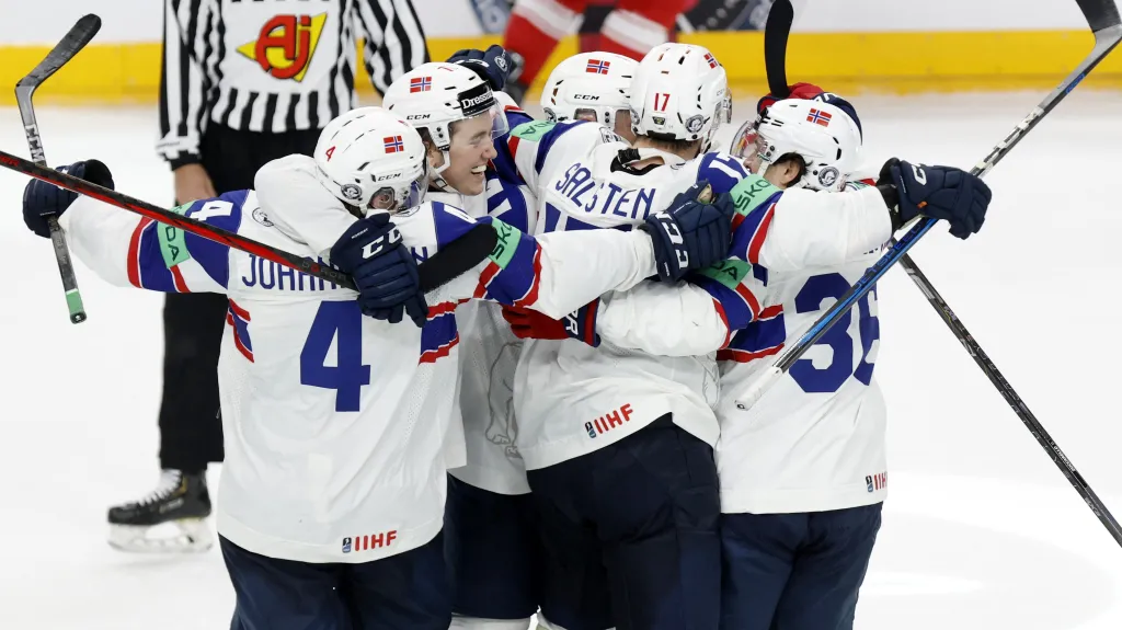 Radost norských hokejistů