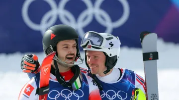 Dramatický závěr mužského slalomu