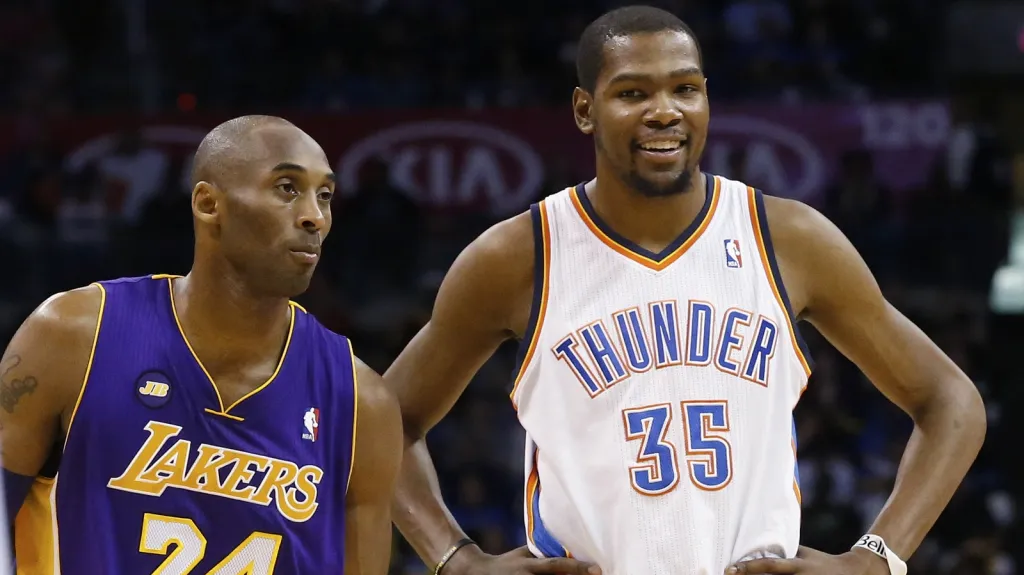 Kobe Bryant a Kevin Durant