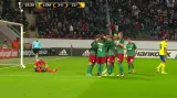 Gól v utkání Lokomotiv Moskva - Zlín: Fernandes - 3:0 (17. min.)
