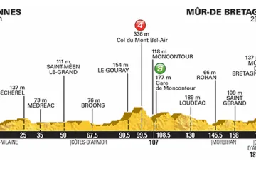 Profil 8. etapy Tour 2015