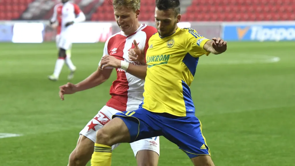 Utkání Slavia - Zlín