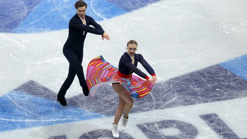 Rytmický tanec Kateřiny a Daniela Mrázkových