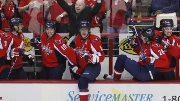 Střídačka Washingtonu Capitals