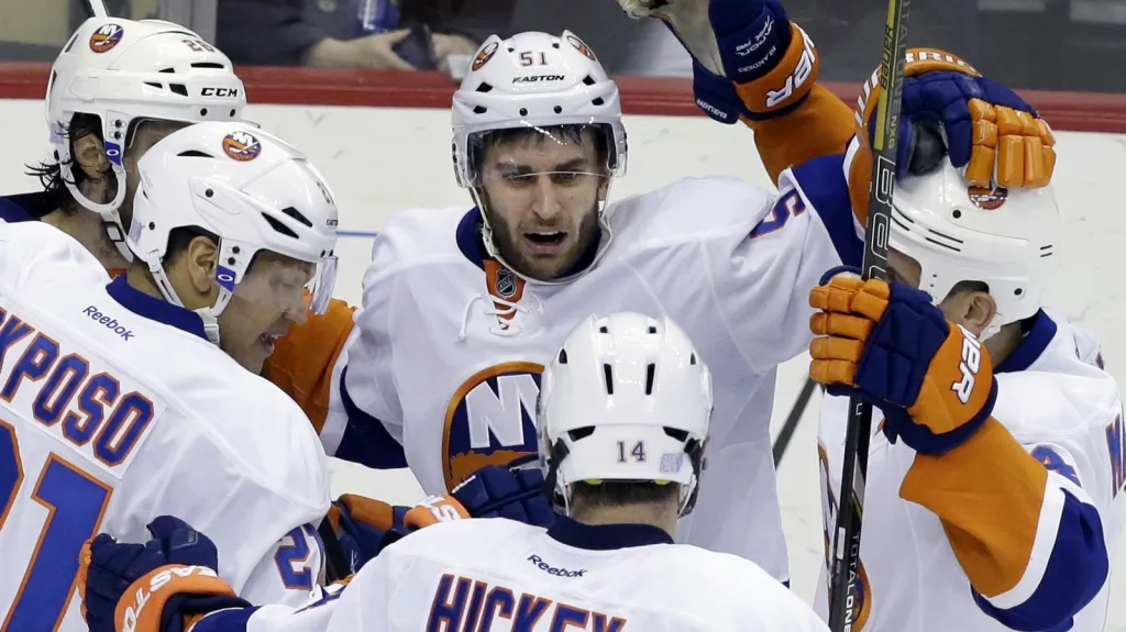 Radost hokejistů NY Islanders