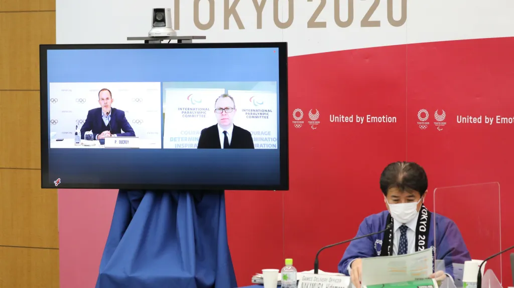 Prezentace prvního covidového manuálu pro Hry v Tokiu