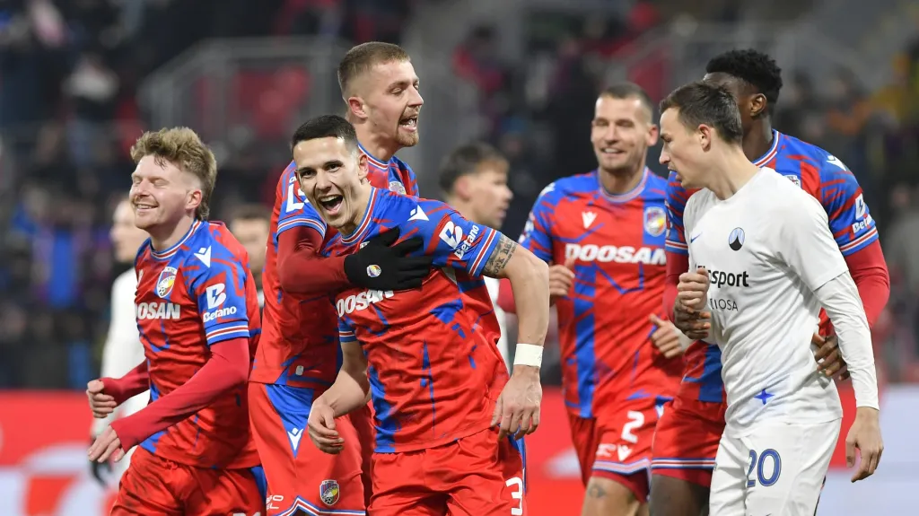 Svetozar Markovič slaví gól proti Liberci