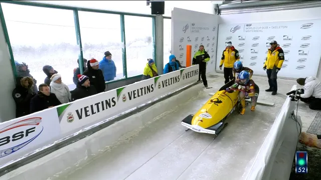 Vítězná jízda dvojbobu Nolteové ve Winterbergu